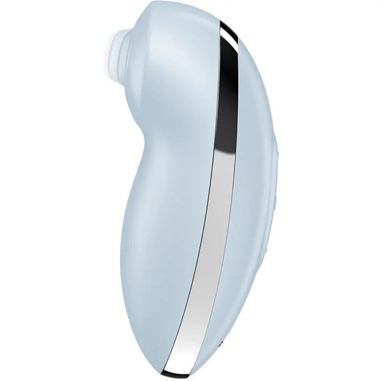 SATISFYER - TAP & CLIMAX 2 VIBRADOR & ESTIMULADOR AZUL - Nuvica