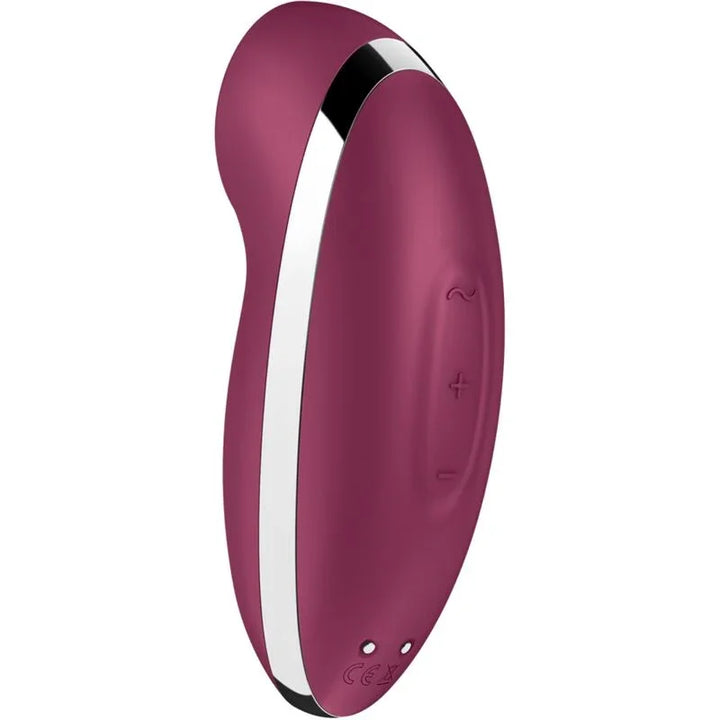 SATISFYER - TAP & CLIMAX 2 VIBRADOR & ESTIMULADOR ROJO - Nuvica