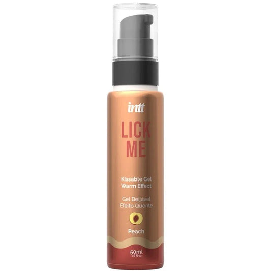 INTT - LICK ME GEL COMESTIBLE SABOR MELOCOTÓN EFECTO CALOR - Nuvica