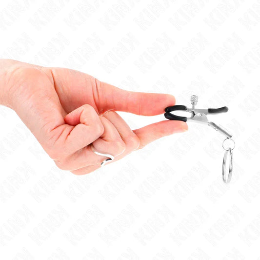 KINK - PINZAS PARA PEZONES CON ARO 6 CM - Nuvica