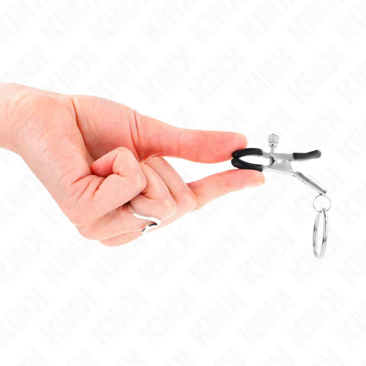 KINK - PINZAS PARA PEZONES CON ARO 6 CM - Nuvica