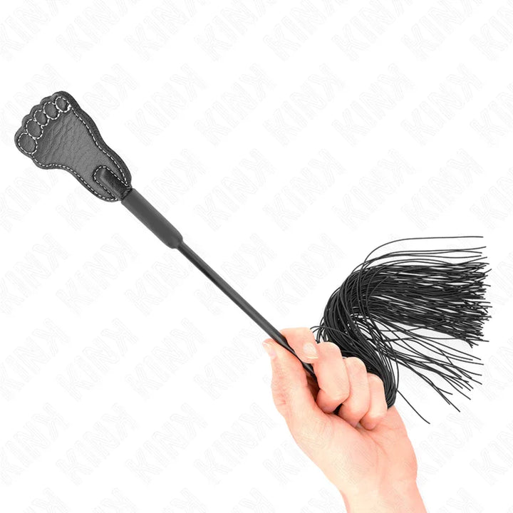 KINK - PALA FORMA DE PIE CON LÁTIGO DE BORLA 31 CM - Nuvica