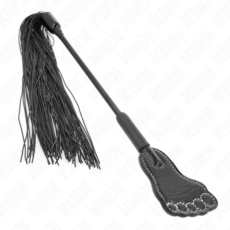 KINK - PALA FORMA DE PIE CON LÁTIGO DE BORLA 31 CM - Nuvica