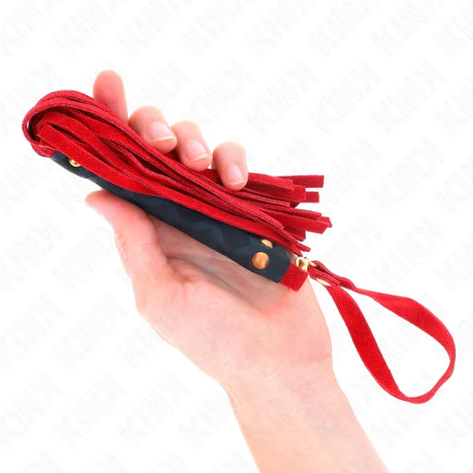 KINK - LÁTIGO MINI PIEL DE ANTE ROJO 30 CM - Nuvica