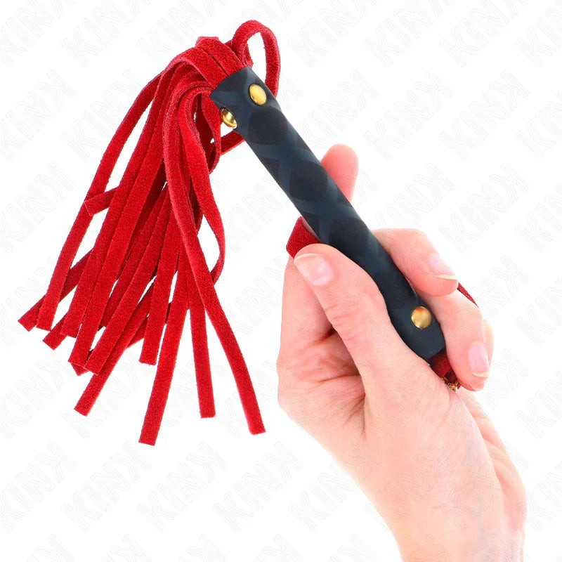 KINK - LÁTIGO MINI PIEL DE ANTE ROJO 30 CM - Nuvica