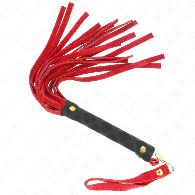 KINK - LÁTIGO MINI PIEL DE ANTE ROJO 30 CM - Nuvica