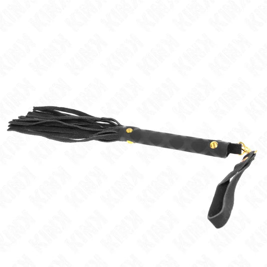 KINK - LÁTIGO MINI PIEL DE ANTE NEGRO 30 CM - Nuvica
