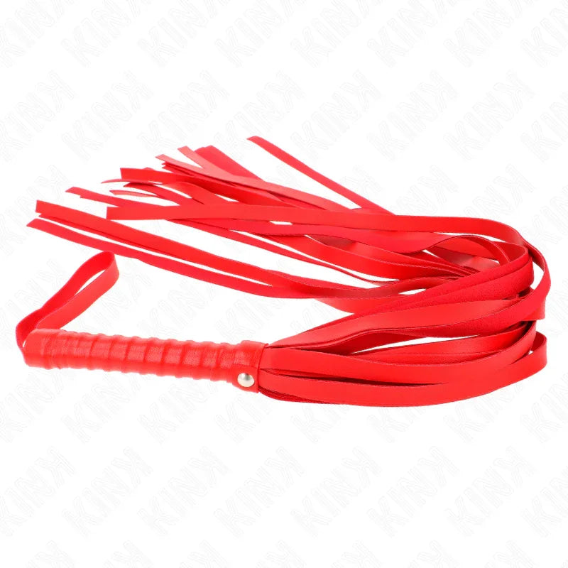 KINK - LÁTIGO DE COLA LARGA Y MANGO CORTO ROJO 70 CM - Nuvica
