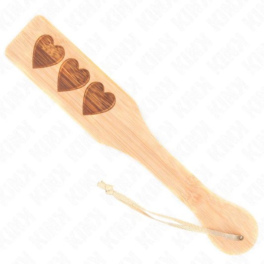 KINK - PALA DE BAMBÚ DISEÑO CORAZÓN 32 X 5.5 CM - Nuvica
