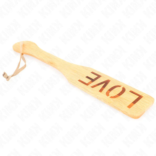 KINK - PALA DE BAMBÚ PALABRA LOVE 32 X 5.5 CM - Nuvica