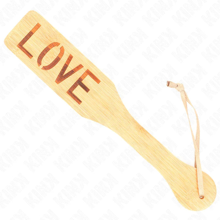 KINK - PALA DE BAMBÚ PALABRA LOVE 32 X 5.5 CM - Nuvica