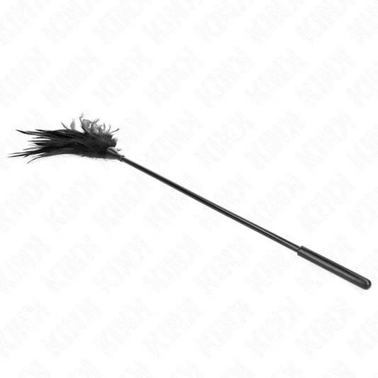 KINK - PLUMAS MÚLTIPLES PARA COSQUILLAS NEGRO 45 CM - Nuvica
