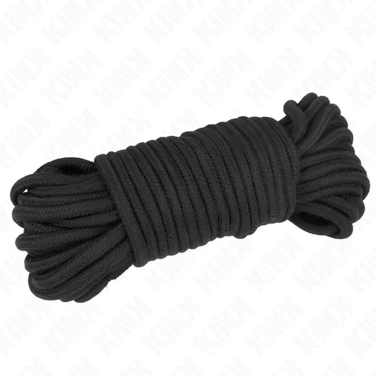 KINK - CUERDA DE ALGODÓN 20 METROS NEGRO - Nuvica