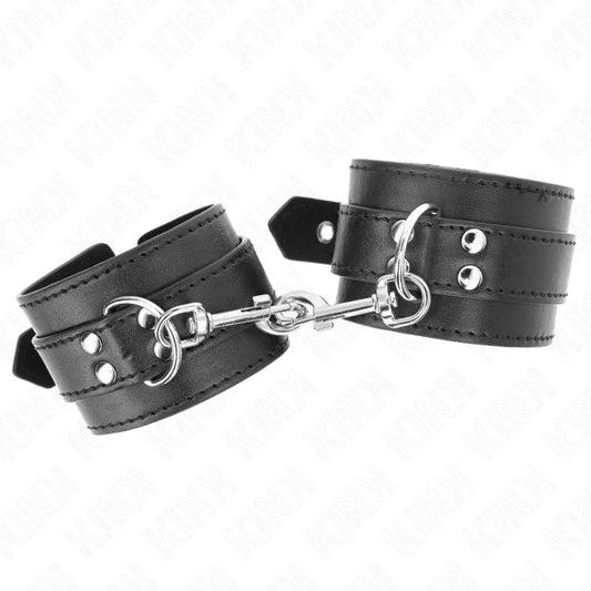 KINK - MUÑEQUERAS CON TACHUELAS NEGRO 35 X 6 CM - Nuvica