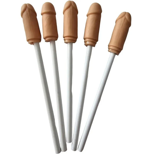 DIABLO PICANTE - 5 LAPICES CON PUNTA DE PENE NATURAL - Nuvica