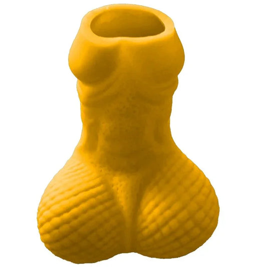 DIABLO PICANTE - VASO DE CHUPITO PENE AMARILLO - Nuvica