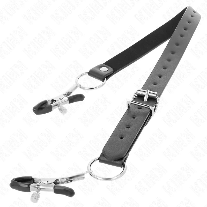 KINK - PINZAS PARA CLÍTORIS 4 ENGANCHES AJUSTABLE 34-48 CM - Nuvica