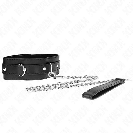 KINK - COLLAR CON CORREA 65 CM NEGRO 54 X 4.5 CM - Nuvica