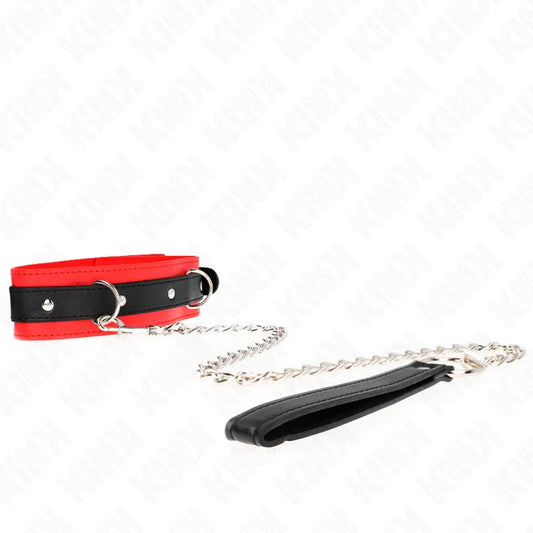 KINK - COLLAR CON CORREA 65 CM MODELO BÁSICO MODELO 3 ROJO 53 X 5 CM - Nuvica