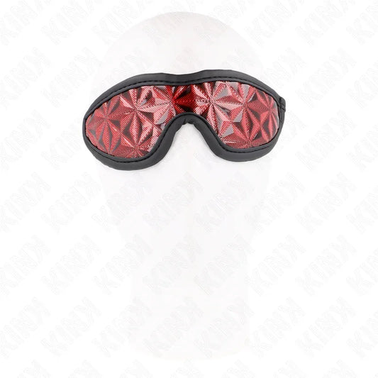 KINK - VENDA CON PATRÓN DE DIAMANTES ROJO 20.5 x 6 CM - Nuvica