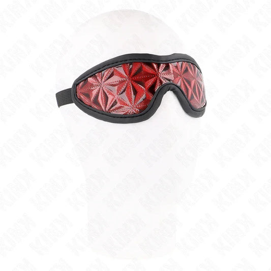 KINK - VENDA CON PATRÓN DE DIAMANTES ROJO 20.5 x 6 CM - Nuvica