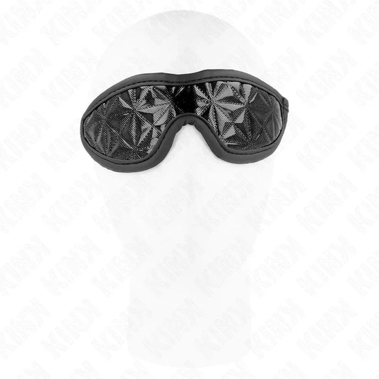 KINK - VENDA CON PATRÓN DE DIAMANTES NEGRO 20.5 x 6 CM - Nuvica
