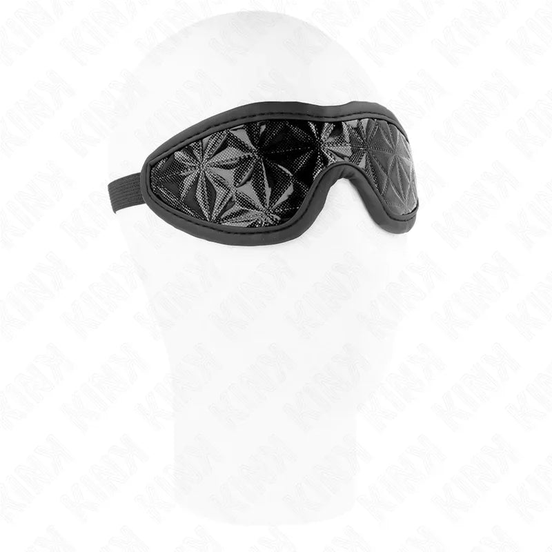 KINK - VENDA CON PATRÓN DE DIAMANTES NEGRO 20.5 x 6 CM - Nuvica
