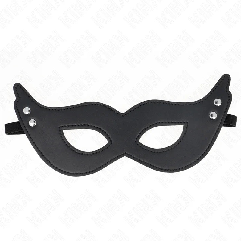 KINK - MÁSCARA DE POLIPIEL CON REMACHES MODELO 1 26 x 8 CM - Nuvica