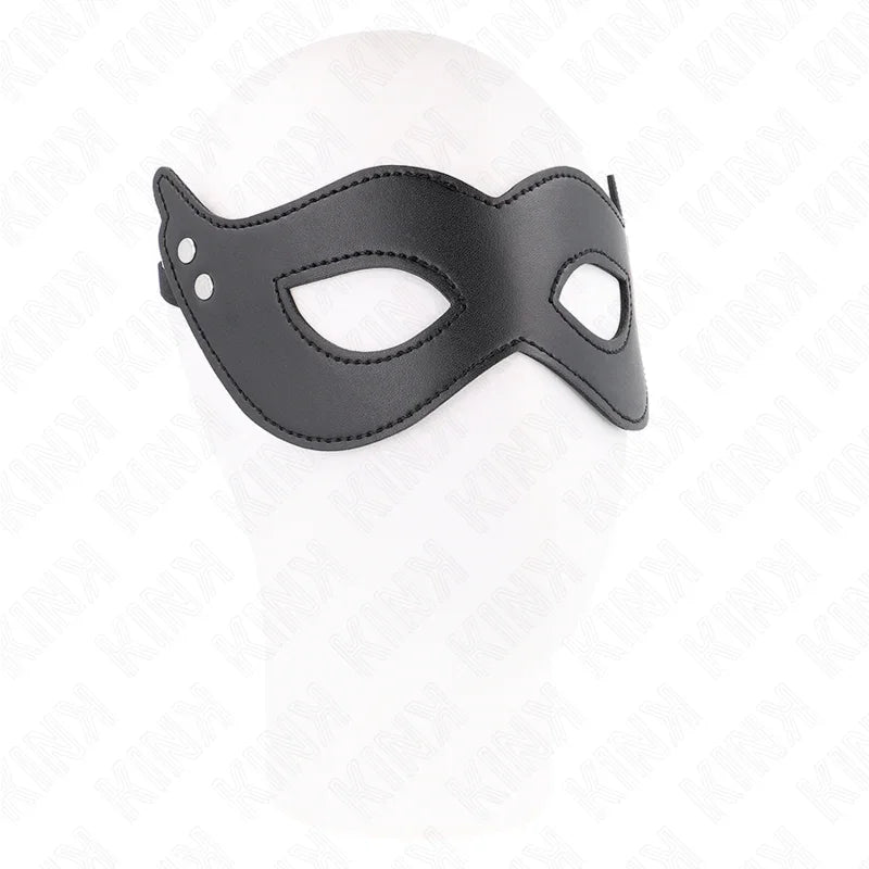 KINK - MÁSCARA DE POLIPIEL CON REMACHES MODELO 1 26 x 8 CM - Nuvica