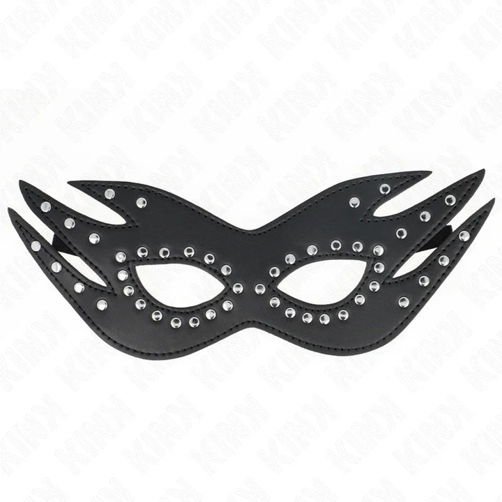 KINK - MÁSCARA DE POLIPIEL CON REMACHES MODELO 3 26 x 9.5 CM - Nuvica