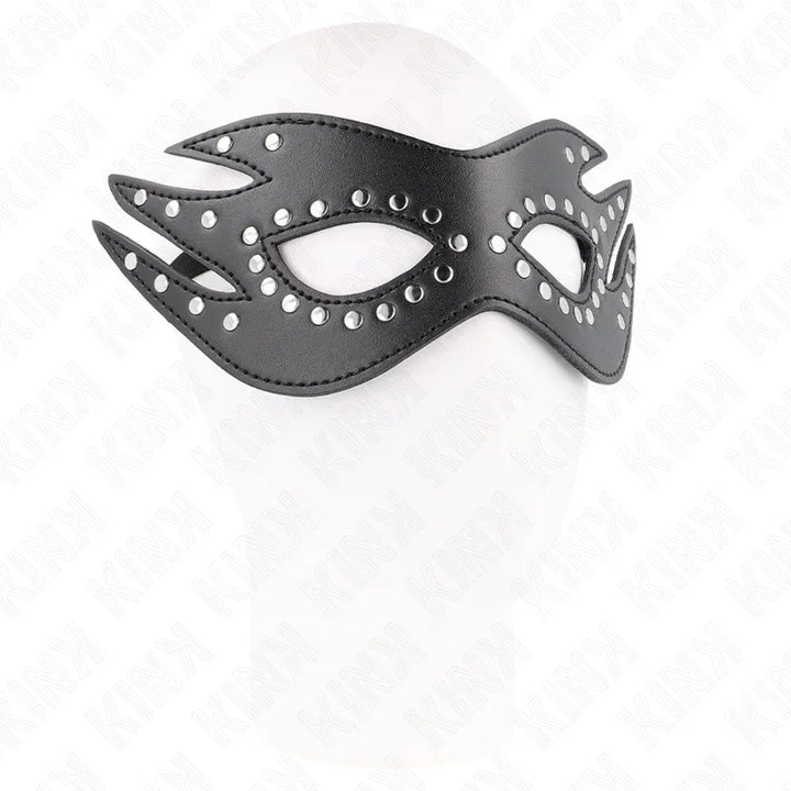 KINK - MÁSCARA DE POLIPIEL CON REMACHES MODELO 3 26 x 9.5 CM - Nuvica