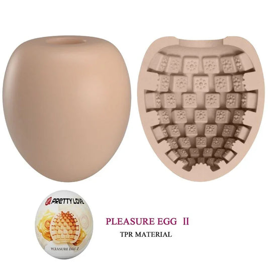 PRETTY LOVE - MASTURBADOR MASCULINO HUEVO NATURAL - Nuvica