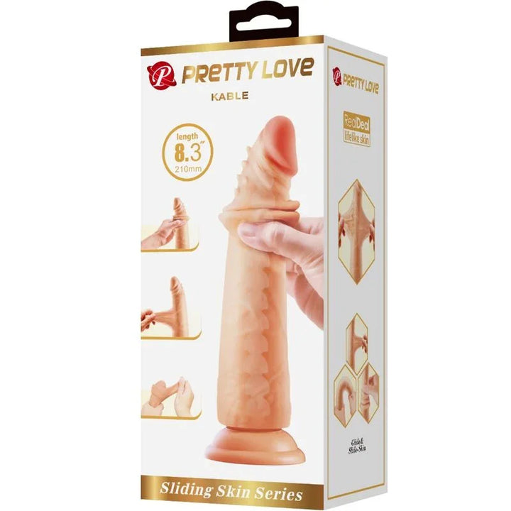 PRETTY LOVE - KABLE PENE SUPER REALÍSTICO 21 CM NATURAL MODELO 2 - Nuvica