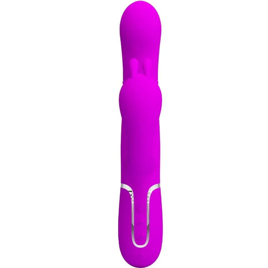 PRETTY LOVE - CAMMY TRIPLE VIBRADOR MULTIFUNCIÓN 4 EN 1 ROSA - Nuvica