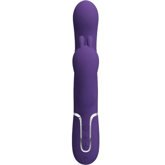 PRETTY LOVE - CAMMY TRIPLE VIBRADOR MULTIFUNCIÓN 4 EN 1 MORADO - Nuvica