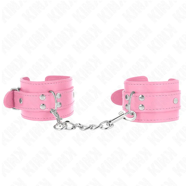 KINK - MUÑEQUERAS SENCILLAS ROSA AJUSTABLE 20-23 CM X 5.5 CM - Nuvica