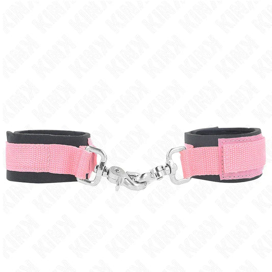 KINK - MUÑEQUERAS NEOPRENO AJUSTABLE ROSA AJUSTABLE 22-34 CM - Nuvica