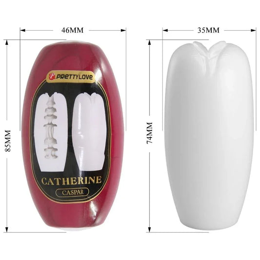 PRETTY LOVE - CATHERINE MASTURBADOR MASCULINO BLANCO - Nuvica