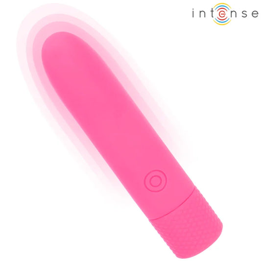 INTENSE - SYMONE BALA VIBRADORA RECARGABLE POR USB 8 VIBRACIONES ROSA 10 X 2.2 CM - Nuvica