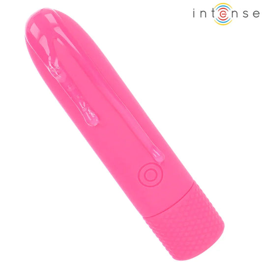 INTENSE - SYMONE BALA VIBRADORA RECARGABLE POR USB 8 VIBRACIONES ROSA 10 X 2.2 CM - Nuvica