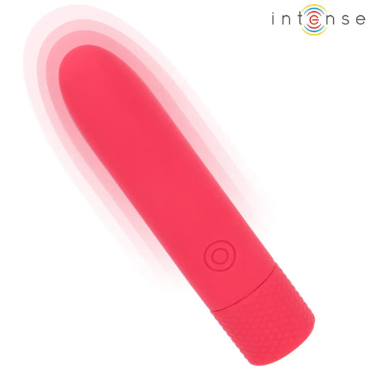 INTENSE - SYMONE BALA VIBRADORA RECARGABLE POR USB 8 VIBRACIONES ROJO 10 X 2.2 CM - Nuvica