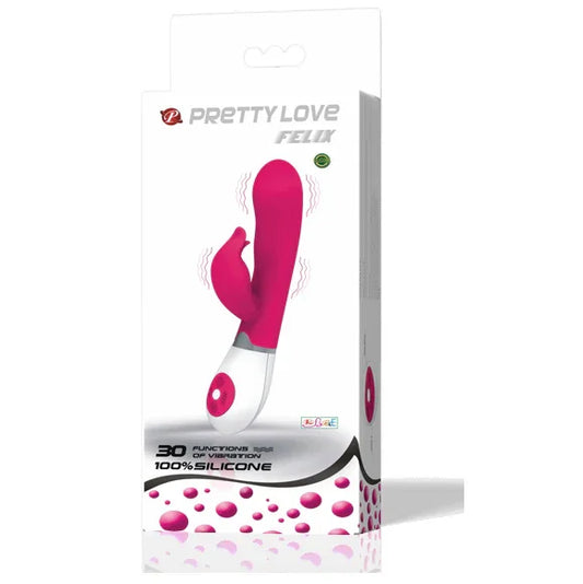PRETTY LOVE - FLIRTATION VIBRADOR CON ESTIMULADOR FELIX - Nuvica
