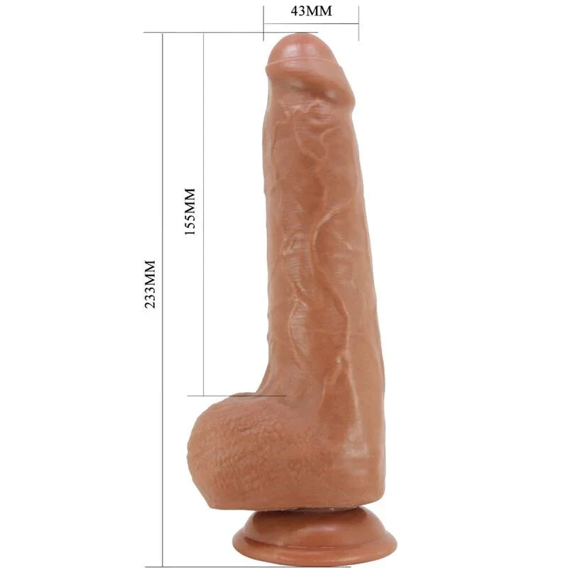 PRETTY LOVE - DRACO DILDO REALÍSTICO 23 CM MODELO 2 NATURAL - Nuvica