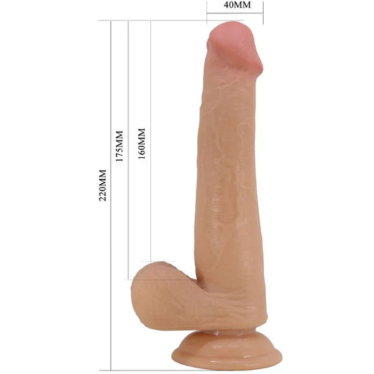 PRETTY LOVE - TALLEN DILDO REALÍSTICO 22 CM NATURAL - Nuvica