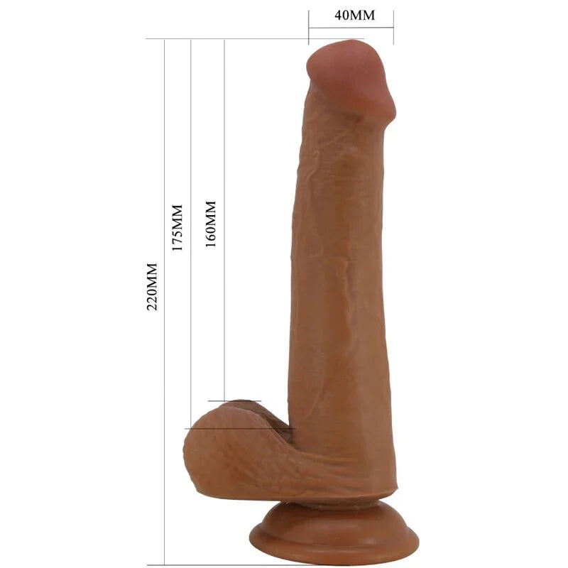 PRETTY LOVE - TALLEN DILDO REALÍSTICO 22 CM MULATO - Nuvica