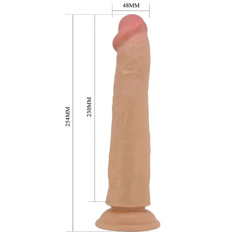 PRETTY LOVE - SHARIFE DILDO REALÍSTICO 25 CM NATURAL - Nuvica