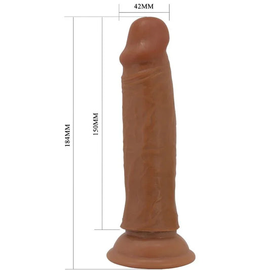 PRETTY LOVE - QUENTIN DILDO REALÍSTICO 18 CM MULATO - Nuvica