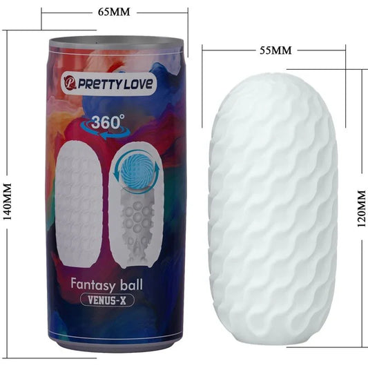 PRETTY LOVE - VENUS X MASTURBADOR MASCULINO MODELO 2 BLANCO - Nuvica