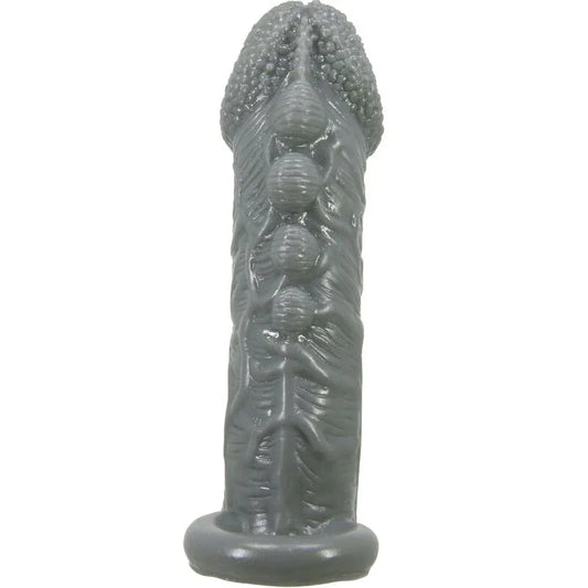 PRETTY LOVE - FUNDA REALÍSTICA ALARGADORA Y RETARDANTE PARA PENE GRIS - Nuvica