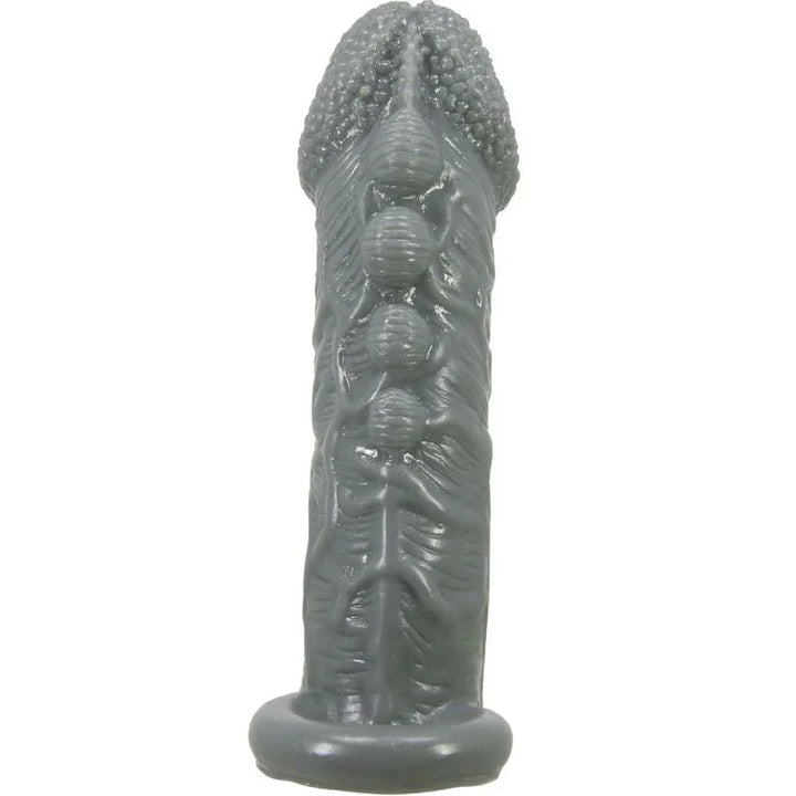 PRETTY LOVE - FUNDA REALÍSTICA ALARGADORA Y RETARDANTE PARA PENE GRIS - Nuvica